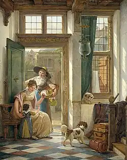 Une vendeuse de cerises à la porte (1816) Rijksmuseum, Amsterdam