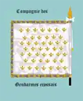 Gendarmes écossais, revers
