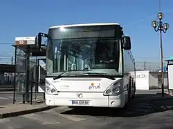 Un Irisbus Citelis 12 sur la ligne 10 à la gare de Sucy - Bonneuil