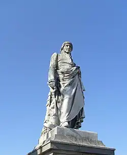 Détail du Monument à Charles-François de Ladoucette (1866) à Gap.