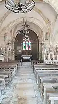 Chœur vu depuis la nef.
