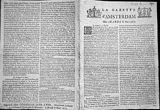 Image illustrative de l’article Gazette d'Amsterdam