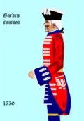 Garde suisse (1750).