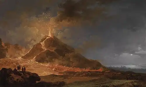 L'Éruption du Vésuve, le 14 mai 1771, Karlsruhe, Staatliche Kunsthalle.