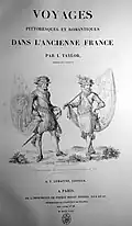 Représentation de vitraux in Voyages pittoresques et romantiques dans l'ancienne France.