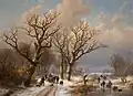 Winterlandschaft (1863, mit Eugène Verboeckhoven)