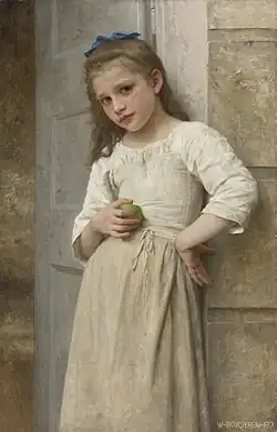Yvonne sur le pas de la porte (1901), États-Unis, localisation inconnue[5].