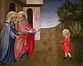 L'Enfance de saint Jean-Baptiste, par Sano di Pietro en 1450.