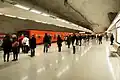 Quai de la station de métro de Kamppi.