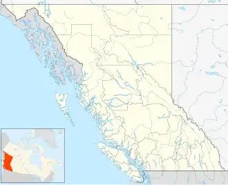Voir sur la carte administrative de Colombie-Britannique