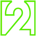 Logo de La 2 de janvier 2000 à mars 2003.
