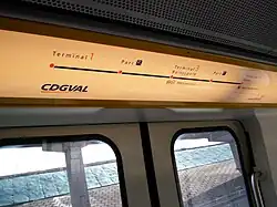 Plan de la ligne 1.