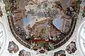 Grande fresque du plafond : L'Assomption de Marie.