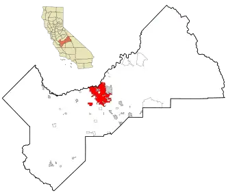 Localisation de Fresno