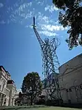 La sculpture de Hartmut Skerbisch qui donne son nom au Next Liberty