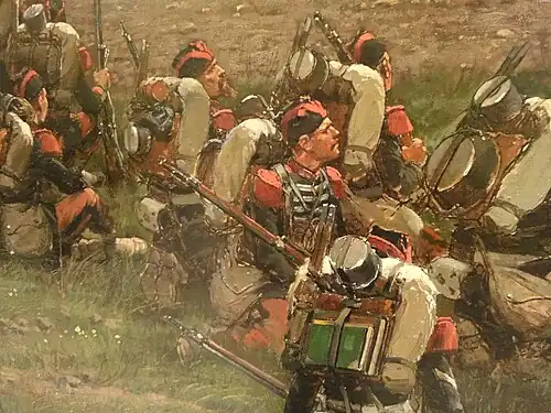 Édouard Detaille, Détachement de grenadiers de la garde impériale.