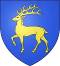 Famille de Froissard (1656 - 1757) : d'azur au cerf passant d'or.
