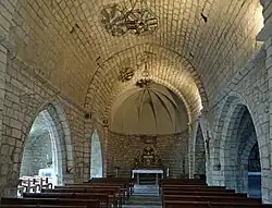 Nef de l'église Notre-Dame de l'Annonciation.