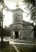 Ancienne église Saint Jacques de Płock où reposaient les restes du Général Pierre Bontemps et de son épouse, Rose.