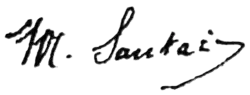 signature de Maurice Sautai