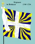 régiment de Balthazar de 1749 à 1754