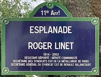 Voir la plaque.