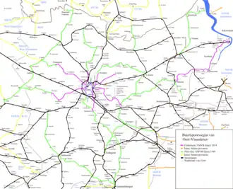 Voir la carte de la ligne.