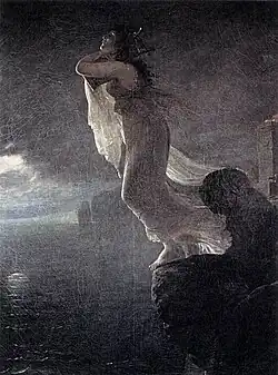 Gros, Sapho à Leucate 1801, musée Baron-Gérard