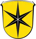 Ancien blason de la ville de Waldeck, avec six rayons au lieu de huit