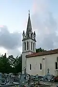 Extérieur de l’église.