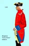 Régiment de La Reine cavalerie de 1757 à 1762