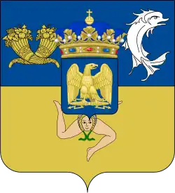 Blason de Joseph Bonaparte, roi de Naples.