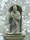 La statue de Saint Elouan.