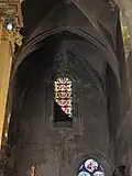 Vue du transept septentrional