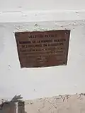 Plaque commémorative du débarquement du 2 juin 1794
