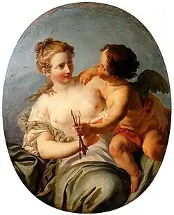 Noël-Nicolas Coypel, L'Innocence et l'Amour, 1734, Paris, ambassade de Turquie.