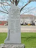 Le monument aux familles fondatrices.a