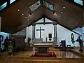 L'intérieur de l'église de la Sainte-Trinité