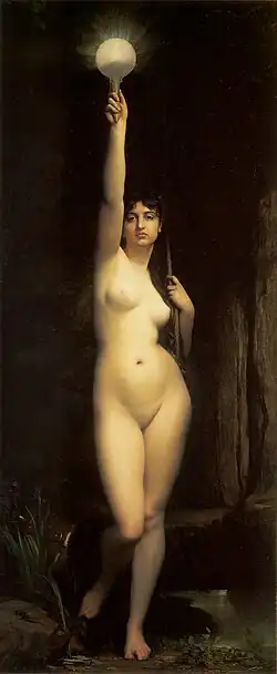 Jules Lefebvre, La Vérité (1870) Paris, musée d'Orsay.