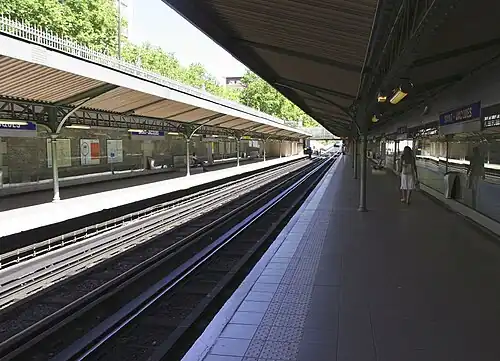 Quais de la station en 2007.