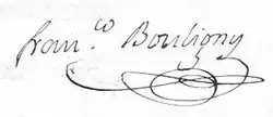 signature de Francisco Bouligny