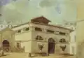 Le pavillon de boucherie en 1852.