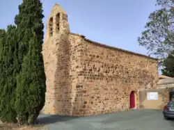 L'église Saint-Martin, vue extérieure côté Sud.
