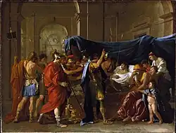 La Mort de Germanicus par Poussin