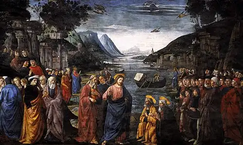 Vocation des premiers Apôtres (1481-1482) Chapelle Sixtine.