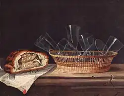 Nature morte aux verres et au pâté, musée de l'Œuvre Notre-Dame de Strasbourg.