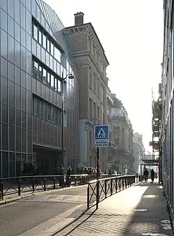 La rue Ganneron, à proximité du lycée Auguste-Renoir.