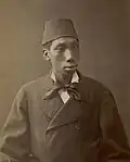 Eunuque du sultan ottoman, vers 1870.