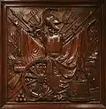 Plaque de la face sud : l'Armée.