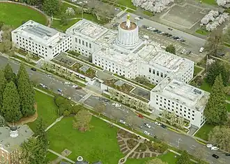 Vue aérienne en 2017.